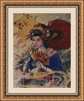 

CROSS STITCH KIT PANDATHREAD CULTURE ASIATICA 30745