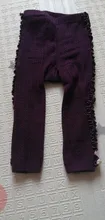 Leggings de algodón peinado para bebé, pantalones elásticos de punto con doble costura acanalada hasta el tobillo, con costuras de volantes a los lados, para niño niña