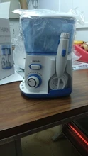 Waterpulse V300G blanqueador dental irrigador limpieza dental irrigation Oral riego 5 piezas consejos Dental agua Flosser agua Floss 800 ml higiene bucal hilo Dental agua hilo Dental irrigador oral electrico limpiador