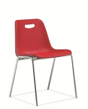 

Chair ENCLOSURE with handhold, chrome plated, Red
