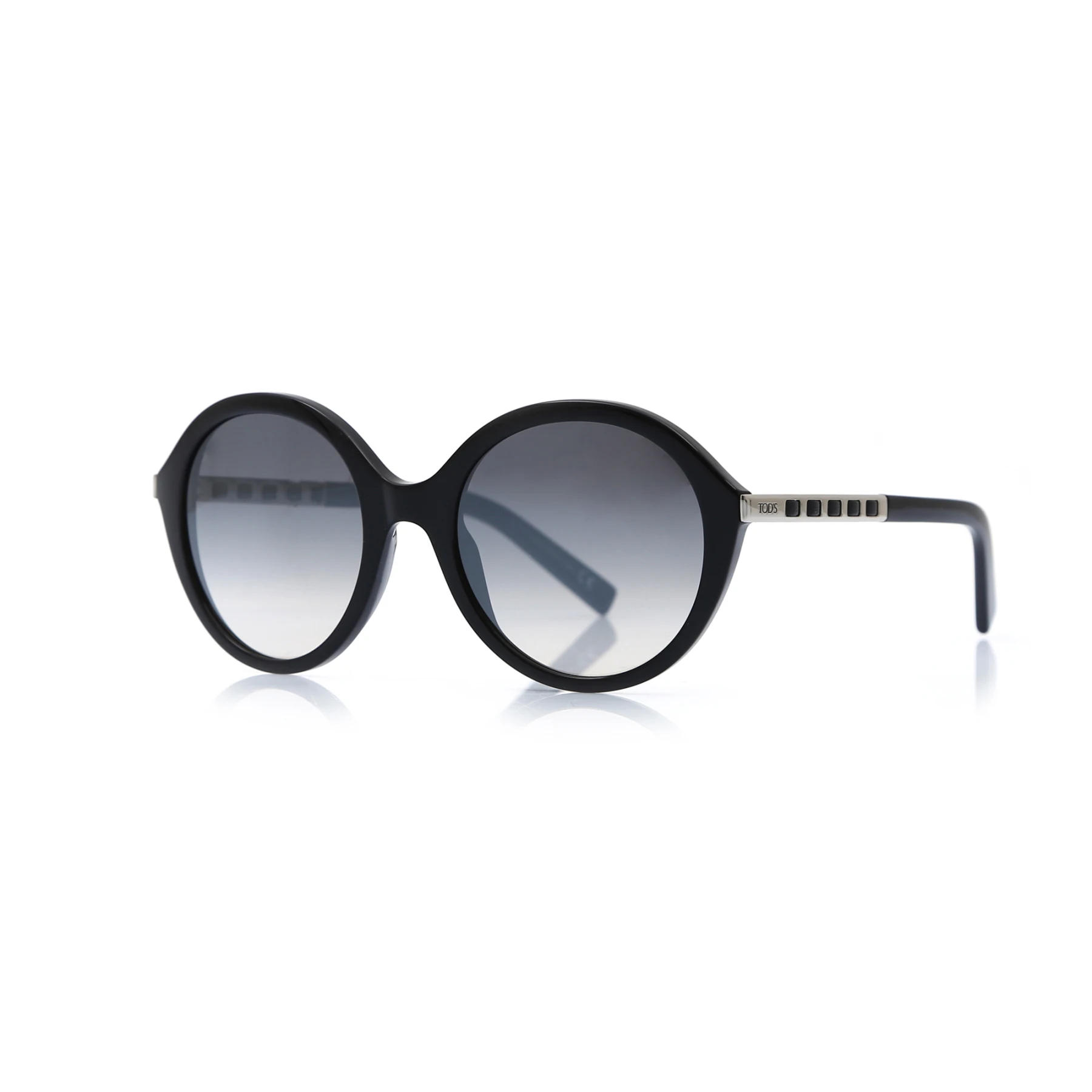 

Women's sunglasses to 0237 01c bone black organic round round 55-21-140 tods