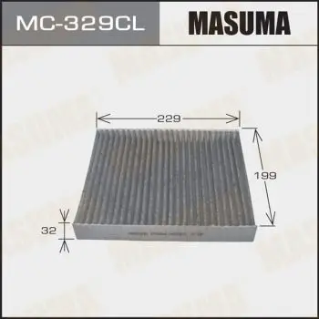 СалонныйфильтрAC-206E MASUMA угольный(1/40) MASUMA MC329CL