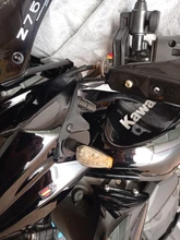 Luces LED intermitentes universales para motocicleta, intermitente trasero de 12V para Cafe Racer Honda BMW Yamaha, 2 uds.