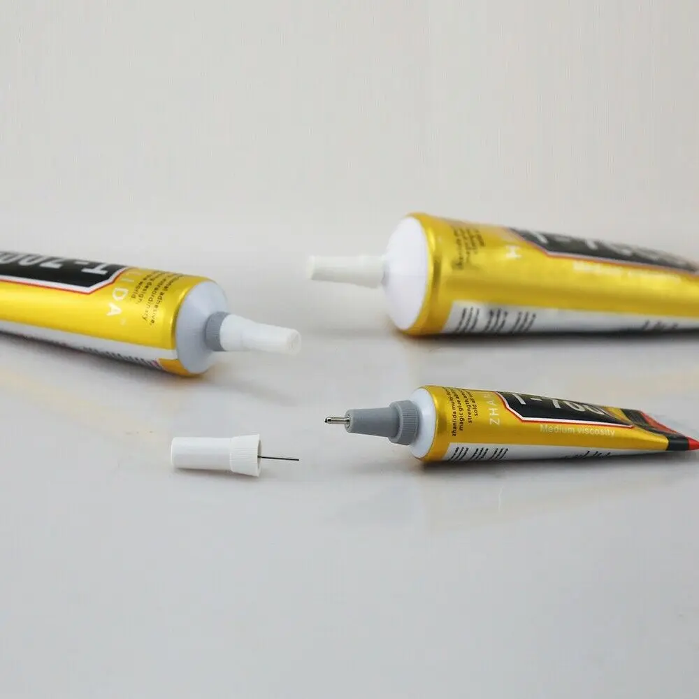 Pegamento Adhesivo color negra T-7000 15ml Para Pegar Pantalla LCD Tactil MoviL Envio Ordinario