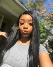 Recto pelucas de cabello humano pelo virginal brasileño 30 pulgadas peluca con malla Frontal Bob corto Frontal de encaje pelucas de cabello humano para peluca para mujer afroamericana