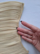 SHANGKE-extensiones de cabello sintético con Halo, sin Clip, pelo falso secreto oculto, Natural, fibra sintética, ondulado