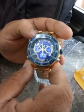 NAVIFORCE-relojes deportivos militares para hombre, pulsera Digital de cuarzo analógico de lujo, resistente al agua, con retroiluminación brillante, color dorado