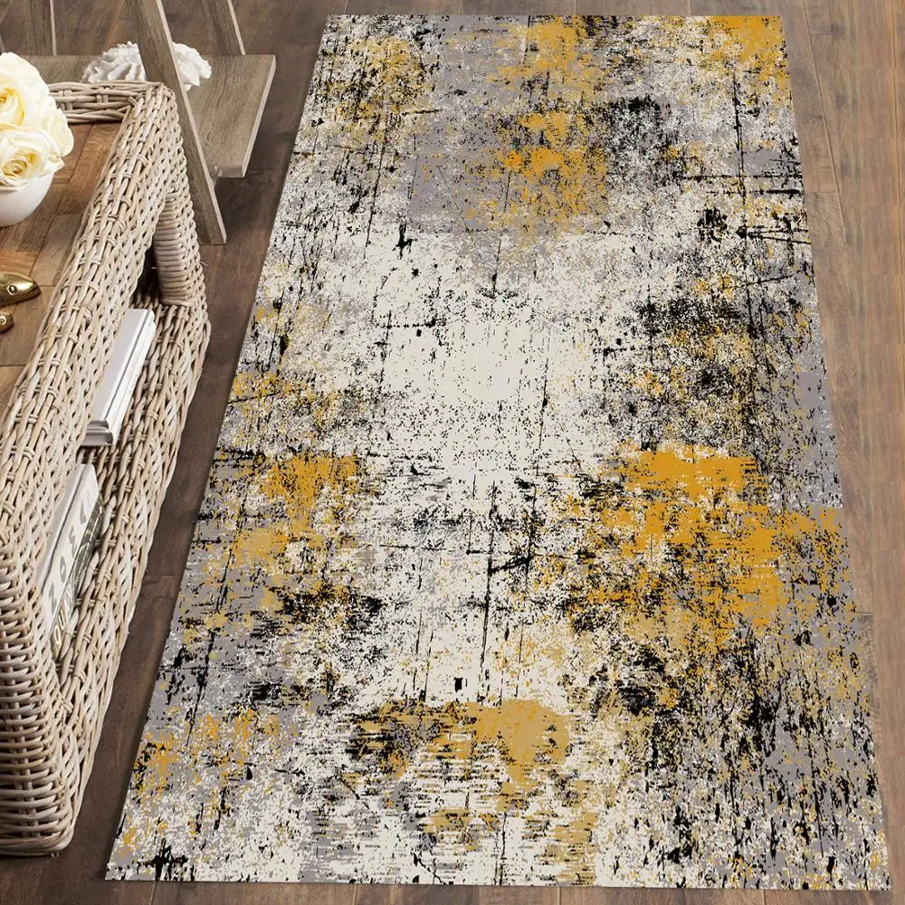 Еще коричневый серый брызги краски современный нордек 3d принт Нескользящая