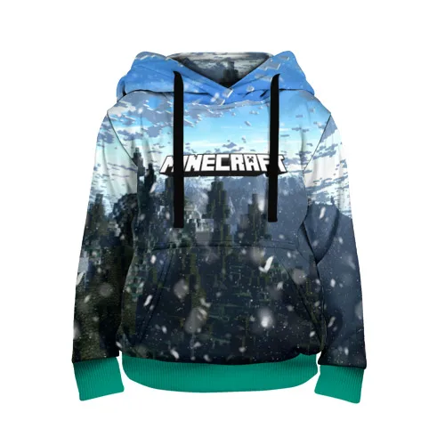 Детская толстовка 3D Minecraft / Майнкрафт | Мать и ребенок
