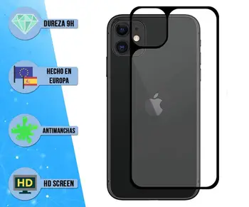 

Protector de Pantalla Premium 3D Cristal Templado 9H Compatible para APPLE IPHONE 11 PRO TRASERO Vidrio Templado