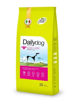 

Dailydog adult Large Breed lamb and rice for dogs lamb/Rice x 1 pc