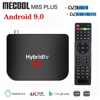 

Mecool 2020 New M8S PLUS T2/S2 Smart TV Box Android 9.0 DVB-S2 DVB-T2 Satellite Receiver Amlogic S905X2 RAM 2GB ROM 16GB TV BOX
