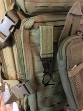 Kit de viaje al aire libre, mosquetón para bolsos, bushcraft clip de fijación, correa de cierre, molle táctico, cincha para mochila, Quickdraw, hike, campamento