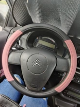 Protector para volante de coche 38CM de microfibra de cuero de la PU funda de volante para mujeres 15 pulgadas cubierta de volante para golf/bmw funda volante coche capas volantes de carro cubre volante auto cubre vola