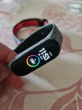 Correa deportiva de silicona para Xiaomi Mi Band 3, 4 y 5, pulsera estilo grafiti para Xiaomi Mi band 6