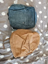 Mochila de pana para mujer, morral escolar a la moda, de Color puro, Teenger