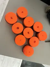Soporte de empuñadura para raqueta, agarre antideslizante para instrumento de tenis, absorbe el sudor, sensación suave y pegajosa, seca, 10 unidades