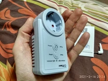 Enchufe de la UE, enchufe inteligente GSM, inglés, ruso, SMS, Control remoto, temporizador, controlador de temperatura con Sensor, enchufe de toma de corriente