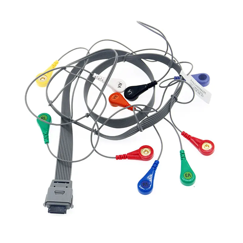 Совместимый кабель BI9800 BI9000 Holter ECG 10Lead AHA Snap |