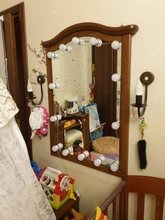 Bombillas LED para espejo de maquillaje, USB, Hollywood, luces de tocador, iluminación de tocador de baño, lámpara de pared LED regulable