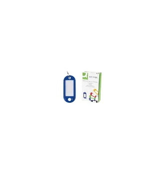 

Keychain holder labels Q-CONNECT display stand for 100 PCs Blue