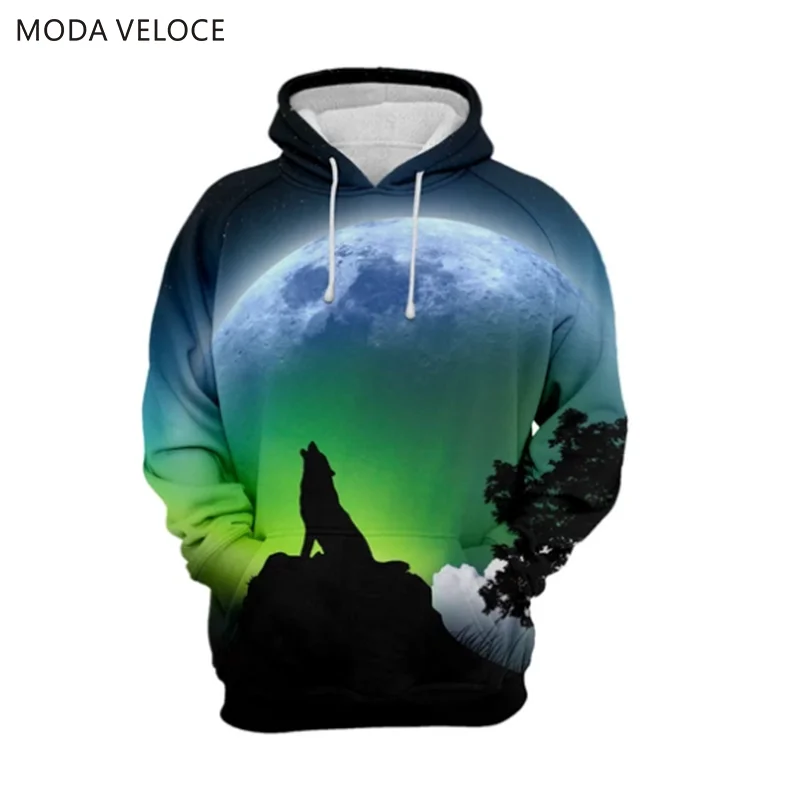 MODAVELOCE Space Clean худи из полиэстера с шерстью Supreme Толстовка Мужская Аниме зимняя Толстовка мужская