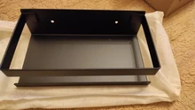 Bathroom Shelf Storage-Rack Adhesive Black Shower Stainless-Steel Shampoo Kitchen 20cm