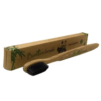 

Ecotoothbrush Зубная щетка Bamboobrush с угольным напылением (средняя жесткость) Средства для полости рта