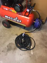 Pneumatic-Air-Hose 5-Piece-Compressor-Accessory-Kit-Tool Rubber Flexible 15M 