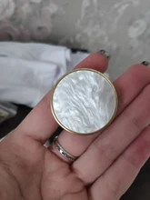 KAK-Ganchos de latón estilo pastoral de pared para colgar ropa, conchas de estilo nórdico para gabinete, perillas de baño, cocina y pasillo, muebles, color dorado