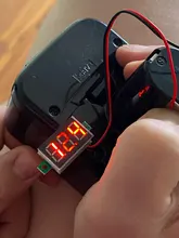 Mini Módulo de pantalla LED Digital, bricolaje, rojo y azul, voltímetro de DC2.5V-32V DC0-100V, medidor de contador de voltaje, Panel para motocicleta y coche