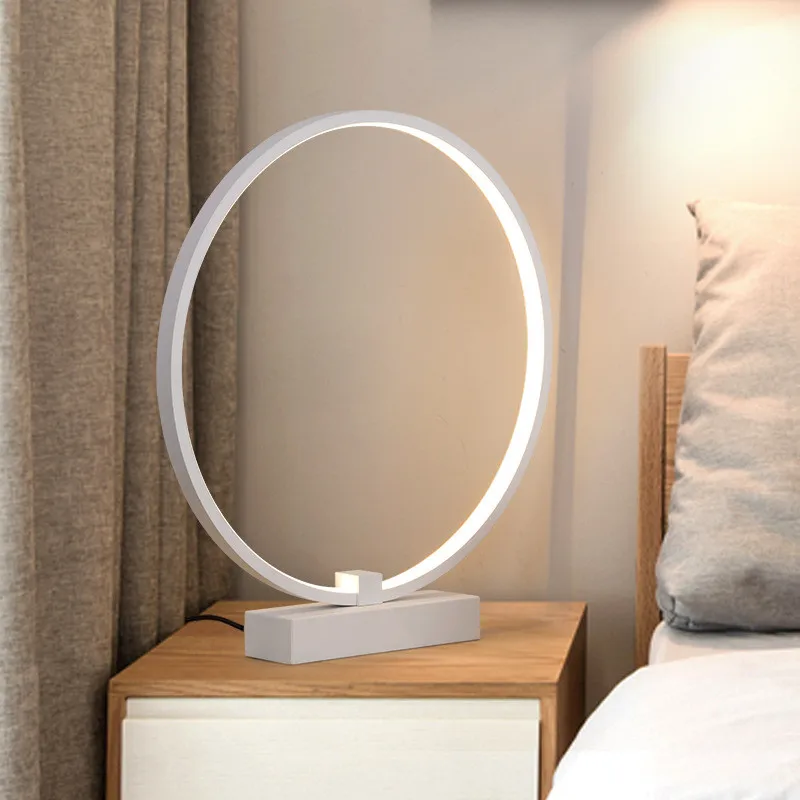 Acrylic Nordic Table Lamp Simple Decoration Hotel LED Bedroom Bedside Desk Lamp 