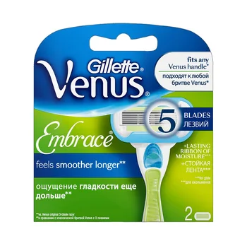 

Gillette Venus Embrace Сменные кассеты для бритвы 2 шт