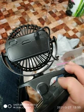 Desk-Fan Usb-Table-Fan Clip-On-Fan Cooling Rechargeable Mini 3-Speeds Rotation 360-Degree
