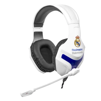 

Mars Gaming MHRM, Real Madrid Gaming helmets, Cable helmets with microphone, Drivers 40mm neodymium, PS4, PC, XBOX, Mac helmets