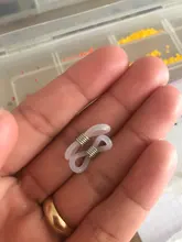 Cadena de silicona para gafas, anillo de goma antideslizante DIY, correa de conector, ojales, cuerda, cordón para gafas de sol, accesorio al por mayor, 20 Uds.