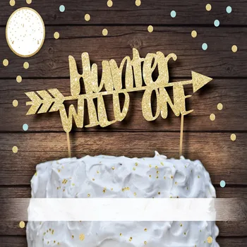 

Custom Name glitter cake topper personalised large first birthday cake topper Party Decorations food toothpicks Wedding paty