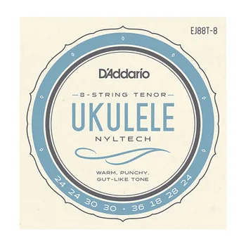 

Ej88t-8 nyltech string kit for 8-string ukulele tenor, D'Addario