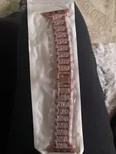 Correa de diamante para Apple Watch SERIE DE gomillas 6, 5, 4, 3, 2, 1, mujer, iWatch 6, 44MM, 40MM, 42MM, 38MM, pulsera de acero inoxidable