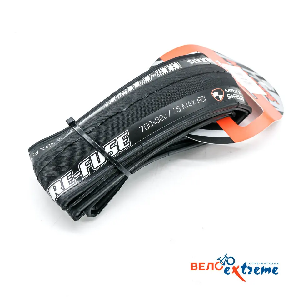 Шина велосипедная MAXXIS RE-FUSE 700X32C M200P F TT DK60 BK 5502 K2+1PCO | Спорт и развлечения