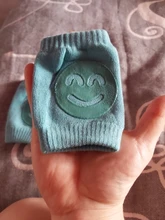 Coderas antideslizantes para niños pequeños, accesorios para bebés, rodilleras con sonrisa, Protector, rodillera de seguridad, calentador de piernas para niñas y niños