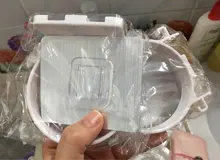 Rack-Organizer Hair-Dryer-Holder Shelf-Storage Bathroom Wall-Mounted ABS for Dia. High-Quality