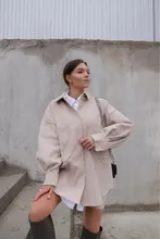 Outwear Jackets Long-Coats Camel ZXQJ Woolen Girls Chic Elegant Spring-Autumn Vintage Women