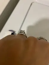 Anillo de amor de Zircón hueco para mujer, sortija de amor Chapado en plata con nudo de lazo para Dedo de árbol para pareja, joyería de compromiso de boda