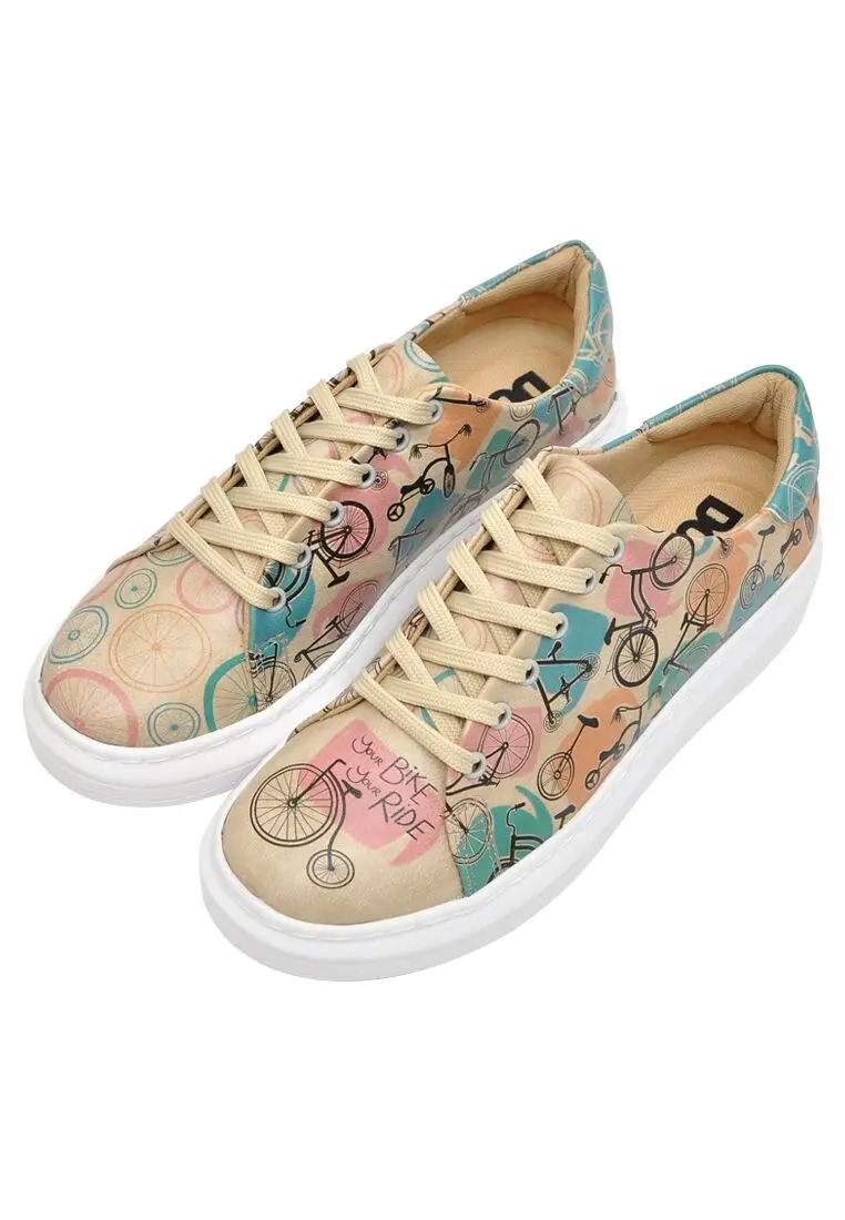 

'Ride Your Bike' women design fashion shoes