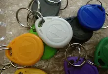 EM4305-Tarjeta duplicadora T5577, 10 unidades, copia de 125khz, RFID, llavero, anillo de proximidad