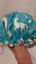 Hats Hair-Cover Bathing-Cap Bathroom-Products Shower Waterproof Cotton Multicolor Cartoon
