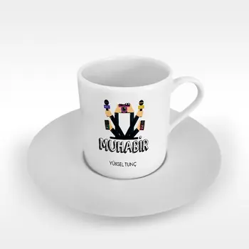 

Personalized Professional Reporter Turkish coffee Cup