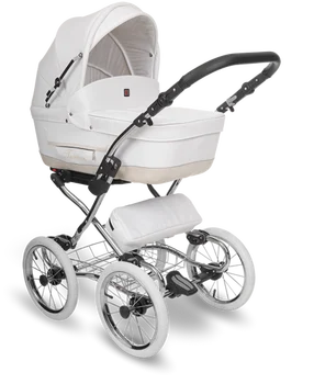 

Cart 3 pcs Classic Tutek TURRAN model. Carrycot, chair and group 0. INCLUDED ACCESSORIES. Newborn, baby, boy and girl.