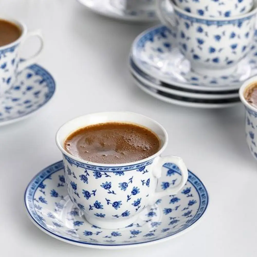 

Espresso Cups Set Tea Sets Restaurant Hotel Service Cup Kitchen Storage Supplies Coffee Cup and Saucer Set Housewarming Gift